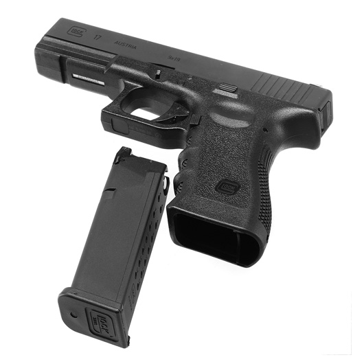 GHK Glock 17 Gen. 3 CNC Stahlschlitten GBB 6mm BB schwarz Bild 5