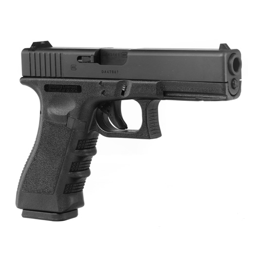 GHK Glock 17 Gen. 3 CNC Stahlschlitten GBB 6mm BB schwarz Bild 6