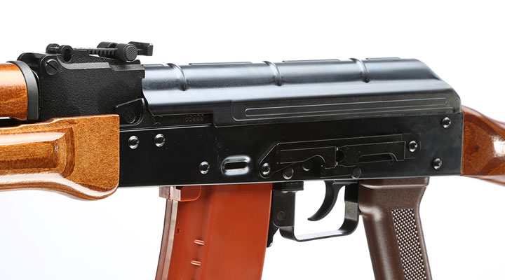 Wei-ETech AK-74 Vollmetall Echtholz AWSS Open-Bolt Gas-Blow-Back 6mm BB schwarz Bild 6
