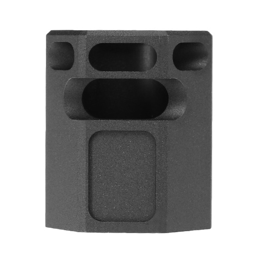 ASG CNC Aluminium Compensator f. CZ P-09 OR CO2BB 14mm- schwarz Bild 5