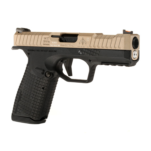 EMG / Archon Firearms Type-B mit Metallschlitten GBB 6mm BB 2-Tone FDE / schwarz Bild 7