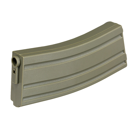 ASG M4 / M16 Polymer-Magazin Mid-Cap 140 Schuss oliv