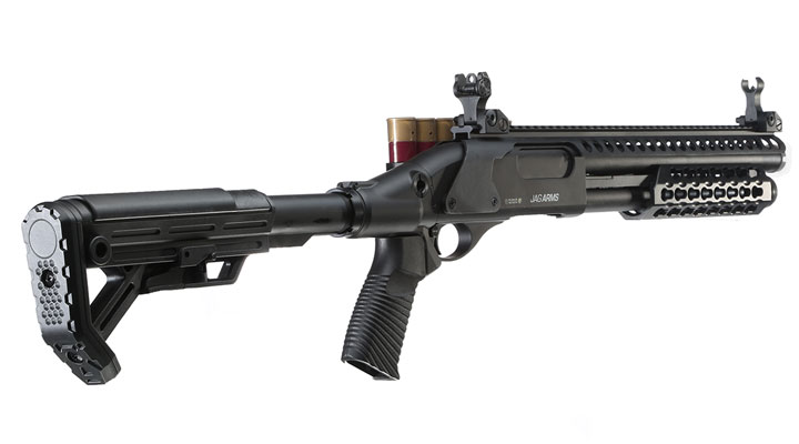 Jag Arms Scattergun SPX2 Vollmetall Pump Action Gas Shotgun 6mm BB schwarz Bild 3