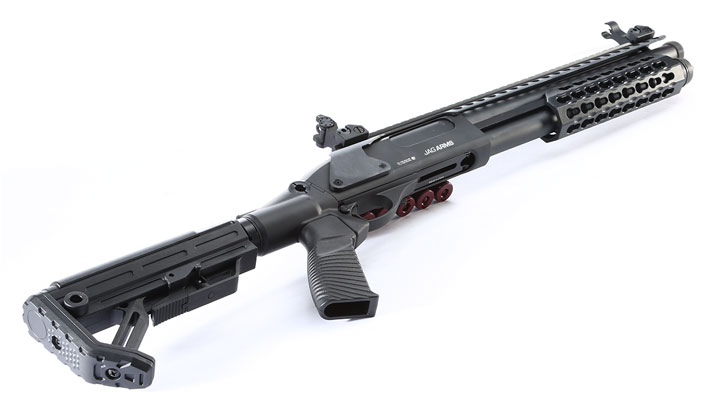 Jag Arms Scattergun SPX2 Vollmetall Pump Action Gas Shotgun 6mm BB schwarz Bild 5