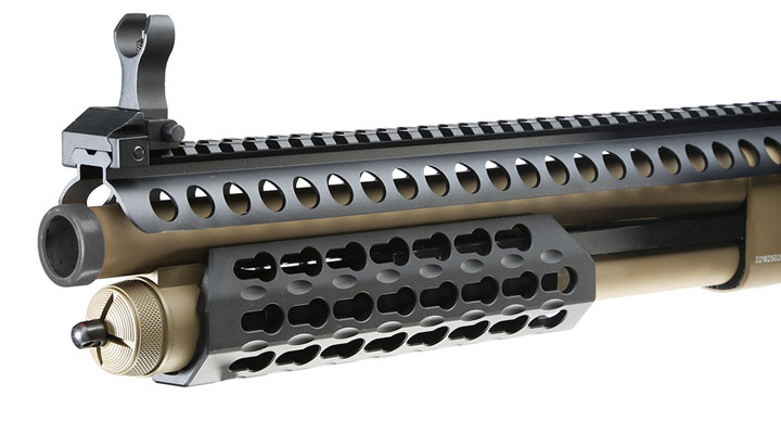 Jag Arms Scattergun SPX2 Vollmetall Pump Action Gas Shotgun 6mm BB tan Bild 6