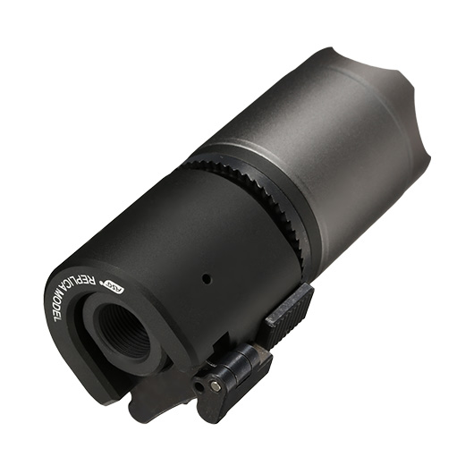 ASG B&T Rotex-V Blast Deflector Aluminium Silencer mit Stahl Flash-Hider 14mm- grau Bild 3