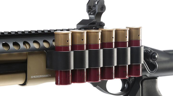 Jag Arms Scattergun SP Vollmetall Pump Action Gas Shotgun 6mm BB tan Bild 7