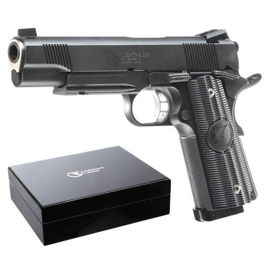RWA Nighthawk Custom GRP Stahl CO2 BlowBack 6mm BB schwarz - Limited Edition