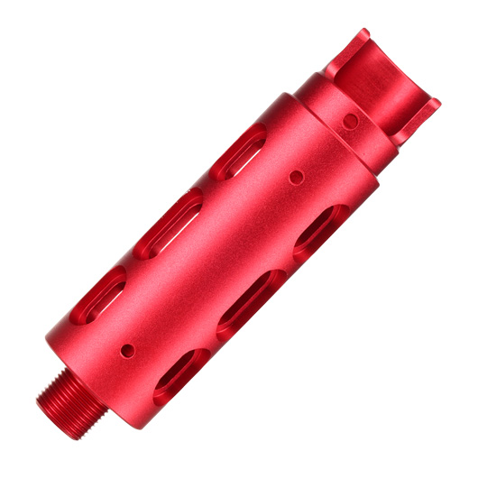 AiRReX Custom-B CNC Aluminium Auenlauf Oval f. Action Army AAP-01 rot Bild 4