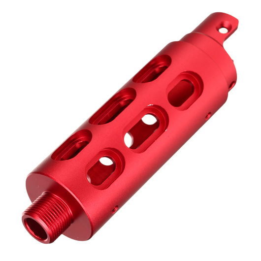 AiRReX Custom-B CNC Aluminium Auenlauf Oval f. Action Army AAP-01 rot Bild 5