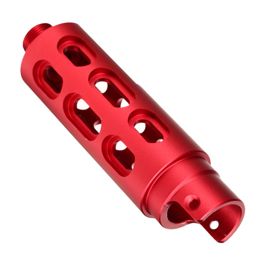 AiRReX Custom-B CNC Aluminium Auenlauf Oval f. Action Army AAP-01 rot Bild 6