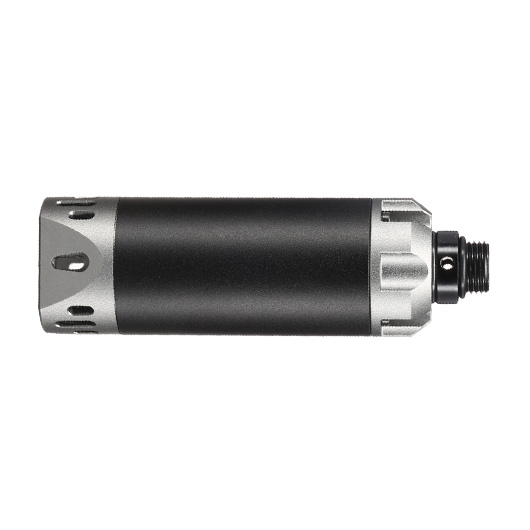 Acetech Brighter CS Aluminium Silencer Mini Tracer Unit inkl. LiPo Akku 11mm+ / 14mm- grau Bild 2