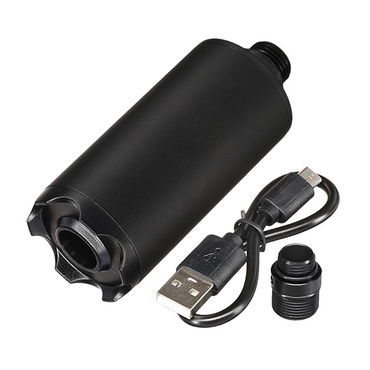 Acetech Brighter C Aluminium Silencer Mini Tracer Unit inkl. LiPo Akku 11mm+ / 14mm- schwarz