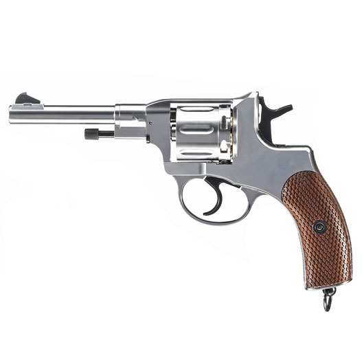 Gun Heaven M1895 Nagant Revolver Vollmetall CO2 6mm BB chrom Bild 1