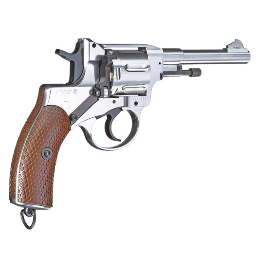 Gun Heaven M1895 Nagant Revolver Vollmetall CO2 6mm BB chrom Bild 3