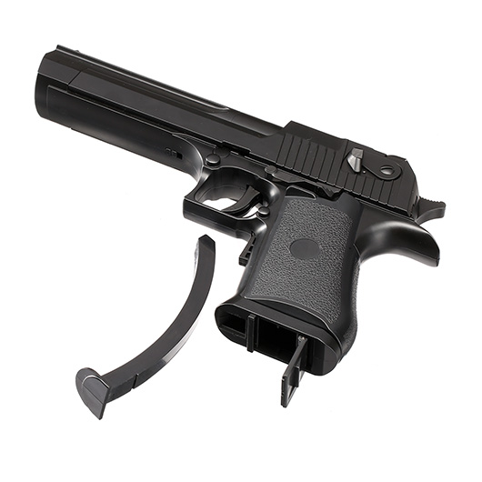UHC Israel Eagle .50AE elektr. Blowback Airsoft EBB 6mm BB schwarz Bild 6