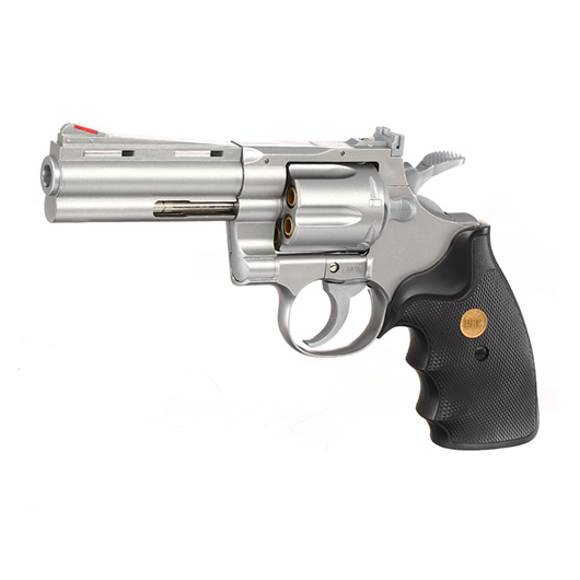 UHC .357 4 Zoll Softair Revolver 6mm BB silber