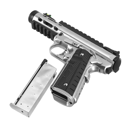 Wei-ETech Galaxy 1911 Vollmetall GBB 6mm BB Satin-Chrome Bild 6