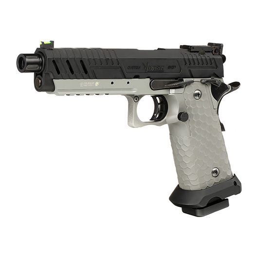 Vorsk Airsoft Hi-Capa 5.1 Vengeance Vollmetall GBB 6mm BB grau / schwarz