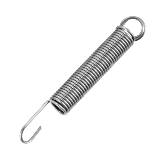 Double Bell Spannhebel Feder f. M4 / M16 AEG / S-AEG Airsoftgewehr silber Bild 1