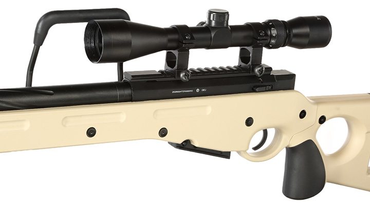 Well MB4420D SV-98 Snipergewehr inkl. Zweibein / Zielfernrohr Springer 6mm BB tan Bild 6