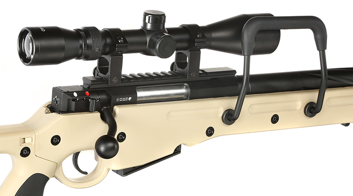 Well MB4420D SV-98 Snipergewehr inkl. Zweibein / Zielfernrohr Springer 6mm BB tan Bild 7