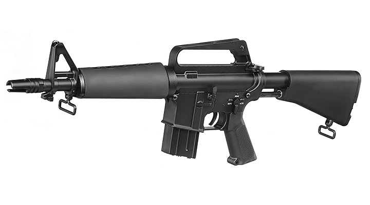 Double Bell CAR-15 Carbine Professional Line Vollmetall S-AEG 6mm BB schwarz