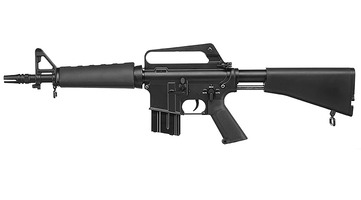 Double Bell CAR-15 Carbine Professional Line Vollmetall S-AEG 6mm BB schwarz Bild 1