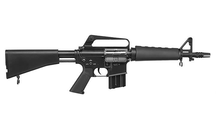 Double Bell CAR-15 Carbine Professional Line Vollmetall S-AEG 6mm BB schwarz Bild 2