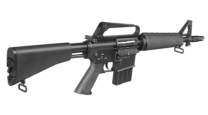 Double Bell CAR-15 Carbine Professional Line Vollmetall S-AEG 6mm BB schwarz Bild 3