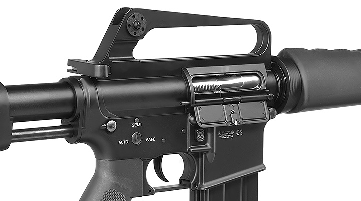 Double Bell CAR-15 Carbine Professional Line Vollmetall S-AEG 6mm BB schwarz Bild 8