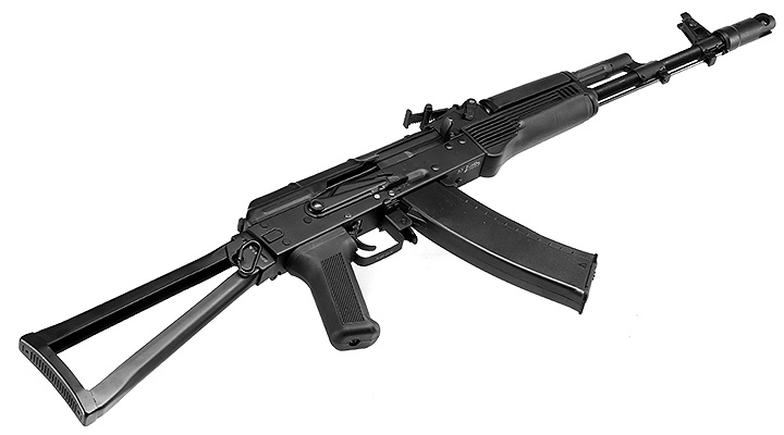 Double Bell AKS-74N Professional Line Vollmetall S-AEG 6mm BB schwarz Bild 5
