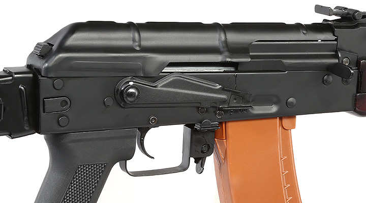 Double Bell AKS-74N Professional Line Vollmetall S-AEG 6mm BB schwarz - Echtholz Bild 8