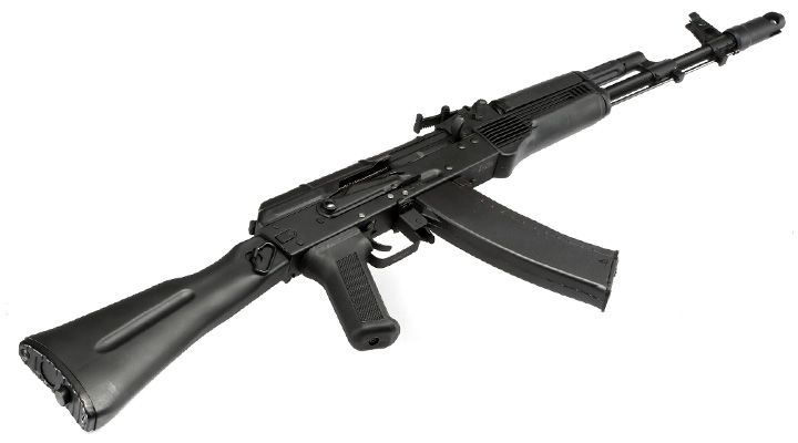 Double Bell AK-74MN Professional Line Vollmetall S-AEG 6mm BB schwarz Bild 5