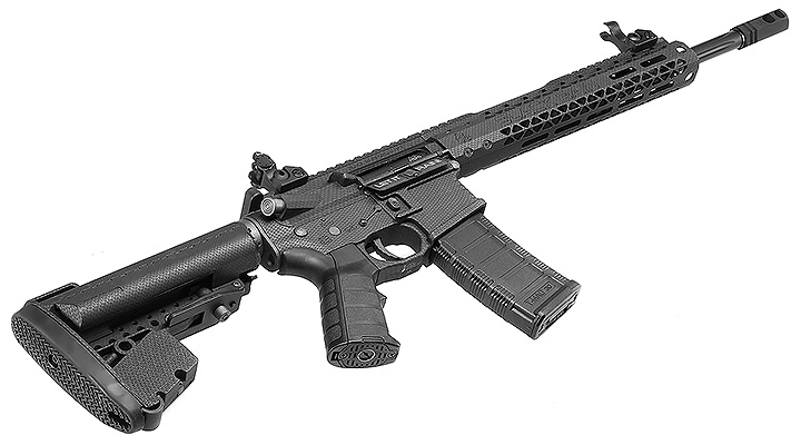 King Arms Black Rain Ordnance Spec 15 Carbine Vollmetall S-AEG 6mm BB Carbon-Design Bild 4
