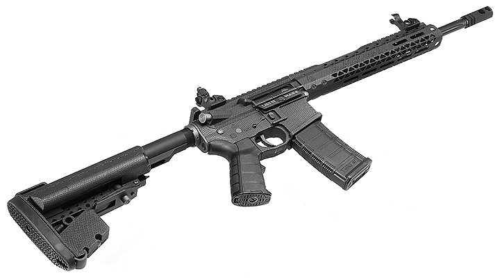 King Arms Black Rain Ordnance Spec 15 Carbine Vollmetall S-AEG 6mm BB Carbon-Design Bild 5