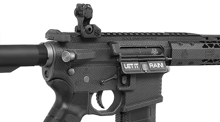 King Arms Black Rain Ordnance Spec 15 Carbine Vollmetall S-AEG 6mm BB Carbon-Design Bild 8