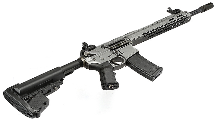 King Arms Black Rain Ordnance Spec 15 Carbine Vollmetall S-AEG 6mm BB Urban Grey Bild 5