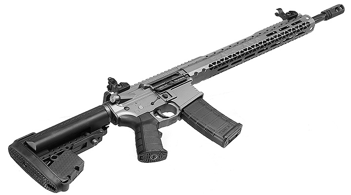 King Arms Black Rain Ordnance Spec 15 Rifle Vollmetall S-AEG 6mm BB Urban Grey Bild 4
