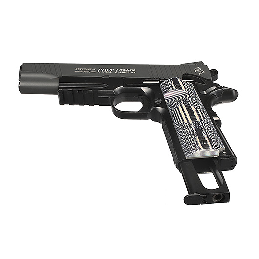 Cybergun Colt 1911 Combat Unit Vollmetall CO2 BlowBack 6mm BB grau / schwarz Bild 5