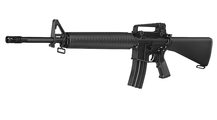 E&C M16A3 Rifle Vollmetall QD-1.5 Gearbox S-AEG 6mm BB schwarz