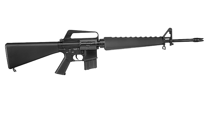 E&C M16VN Rifle Vollmetall QD-1.5 Gearbox S-AEG 6mm BB schwarz Bild 2