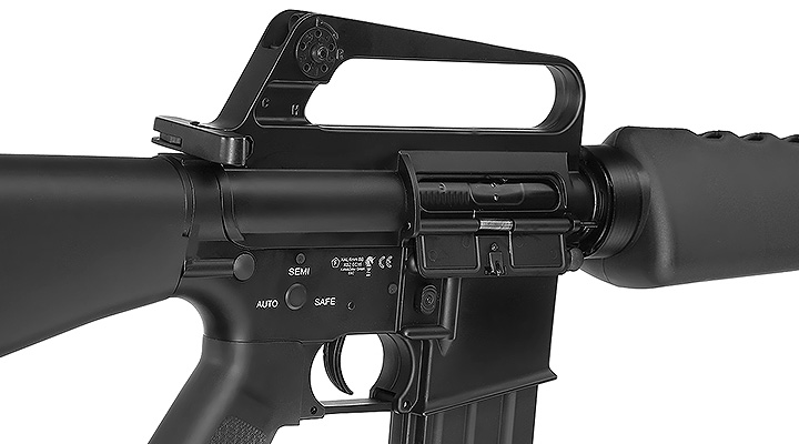 E&C M16VN Rifle Vollmetall QD-1.5 Gearbox S-AEG 6mm BB schwarz Bild 7