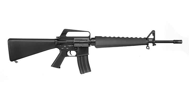 E&C M16A1 Rifle Vollmetall QD-1.5 Gearbox S-AEG 6mm BB schwarz Bild 2