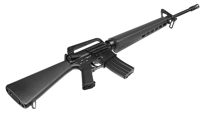 E&C M16A1 Rifle Vollmetall QD-1.5 Gearbox S-AEG 6mm BB schwarz Bild 4