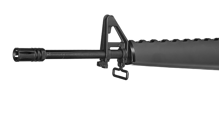 E&C M16A1 Rifle Vollmetall QD-1.5 Gearbox S-AEG 6mm BB schwarz Bild 5