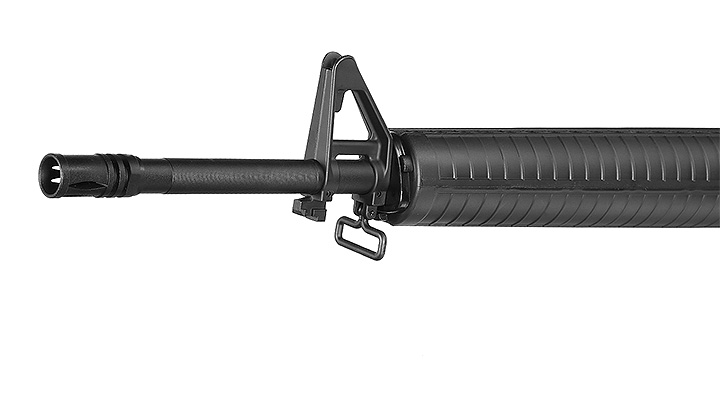 E&C M16A2 Rifle Vollmetall QD-1.5 Gearbox S-AEG 6mm BB schwarz Bild 5
