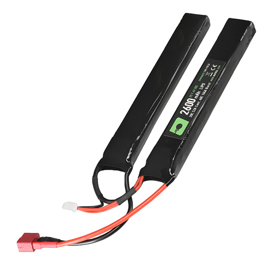 Nuprol Power Series LiPo Akku 7,4V 2600mAh 20C / 40C Small Two-Panel Type m. Deans Anschluss Bild 1