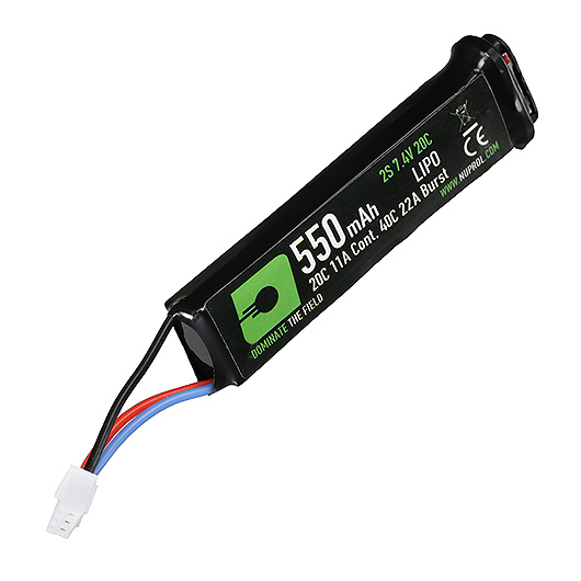 Nuprol Power Series LiPo Akku 7,4V 550mAh 20C / 40C fr TM / CYMA AEP Pistolenserie Bild 1