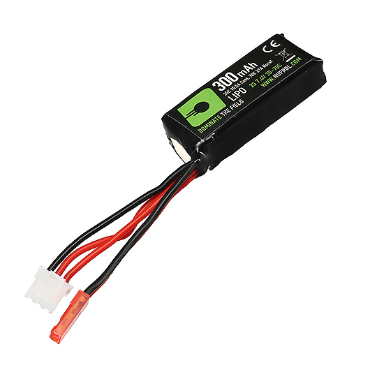 Nuprol Power Series LiPo Akku 7,4V 300mAh 35C / 70C f. Airsoftmodelle mit HPA-Systeme Bild 1